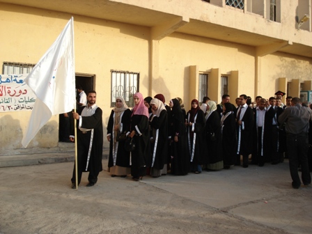 احتفال جامعة أهل البيت بتخرج اول دورة من طلبتها (دورة الإمام الحسين عليه السلام)