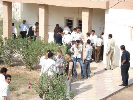 مقابلة المتقدمين للدراسة في الجامعة للسنة الدراسية 2007-2008