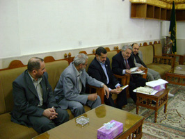  وفد الجامعة إلى الحضرة العلوية