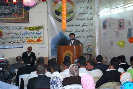 احتفالية طلبة جامعة أهل البيت عليهم السلام بمناسبة المولد النبوي الشريف