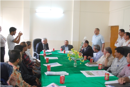 وفد من نقابة الصحفيين – المركز العام يزور جامعة أهل البيت 