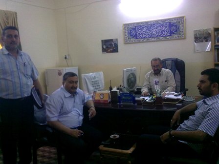  زيارة وفدٌ من وزارة العمل المركز الوطني للصحة و السلامة المهنية لجامعة أهل البيت عليهم السلام.