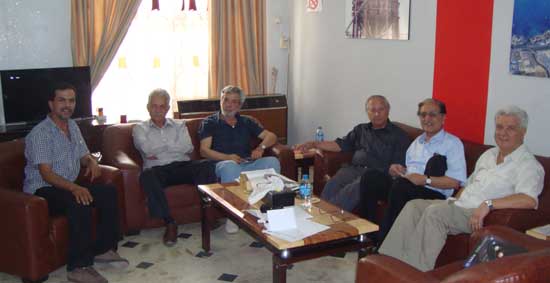 زيارة لرئيس الجامعة إلى رئيس جمعية التضامن الطوعي من أجل المساعدة على الحياة الإيطالية