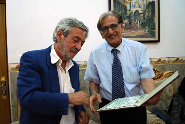 رئيس جمعية (التضامن من أجل مساعدتهم على الحياة)  الإيطالية في استضافة جامعة أهل البيت عليهم السلام