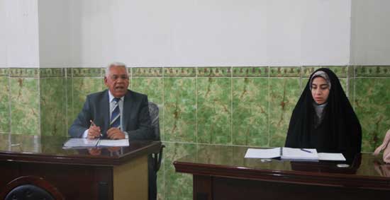 مناقشة البحث الموسوم (التذكر والنسيان في القرآن الكريم) للطالبة أحرار طلال فائق