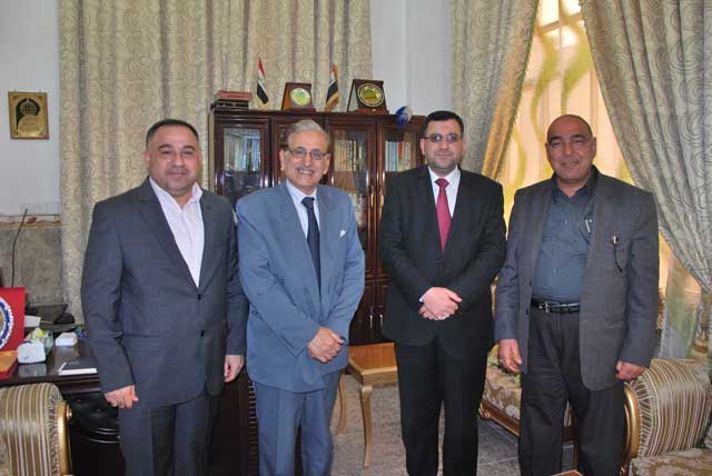 مدير عام مكتب كربلاء الانتخابي يلتقي رئيس جامعة أهل البيت عليهم السلام