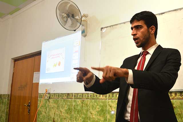 أقامت جامعة أهل البيت(عليهم السلام) محاضرة في التنمية البشرية 