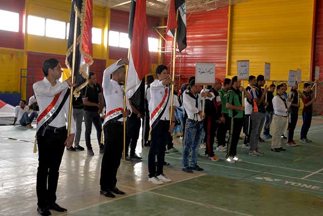 حفل افتتاح نهائيات بطولة الجامعات العراقية للألعاب الفردية