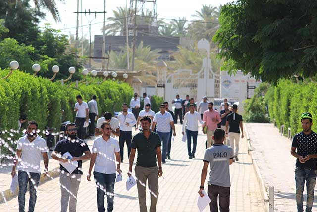 رئيس جامعة اهل البيت عليهم السلام يتفقد امتحانات الدور الثاني 