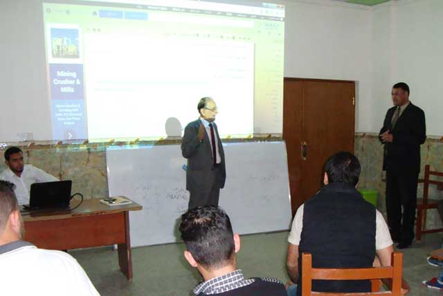 ورشة الصحافة الالكترونية في قسم الصحافة