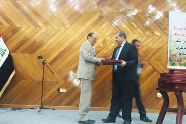 حضور رئيس جامعة أهل البيت في احتفالية كلية ابن حيان الجامعة