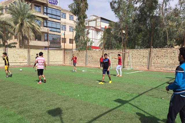 افتتاح بطولة جامعة أهل البيت بخماسي كرة القدم