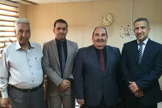 الاستاذ الدكتور لبنان الشامي / مساعد رئيس جامعة اهل البيت عليهم السلام يلتقي مدير دائرة التعليم الاهلي الاستاذ علي رزوقي