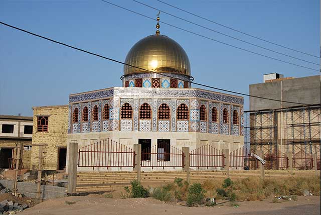 بعون الله تم اتمام بناء مسجد جامعة اهل البيت عليهم السلام 