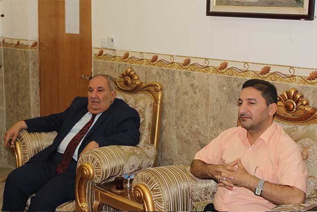 زيارة لجنة الكشف على موقع كلية الصيدلة لجامعة اهل البيت عليهم السلام 