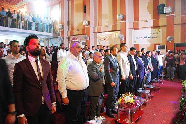 مهرجان في جامعة أهل البيت عليهم السلام لدعم الحشد الشعبي