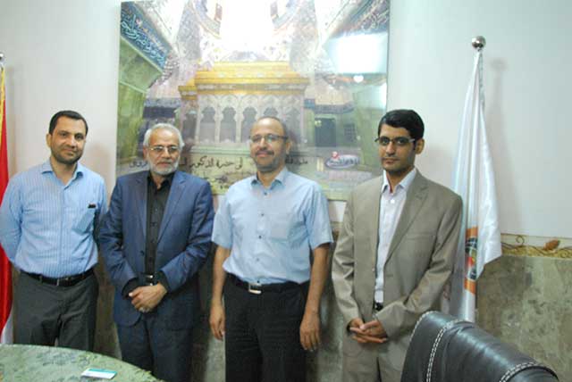 وفد كلية الدراسات الدولية يزور جامعة اهل البيت عليهم السلام 