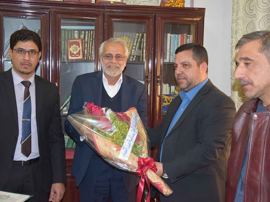 تهنئة بمناسبة عيد المعلم لجامعة اهل البيت عليهم السلام من المقاومة الاسلامية لعصائب اهل الحق 