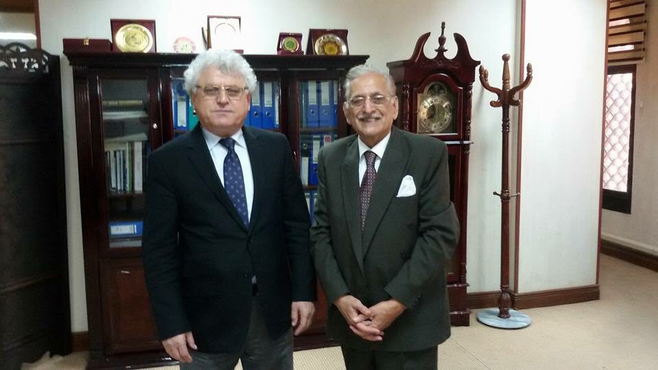 لقاء رئيس الجامعة مع وكيل وزارة التعليم العالي والبحث العلمي