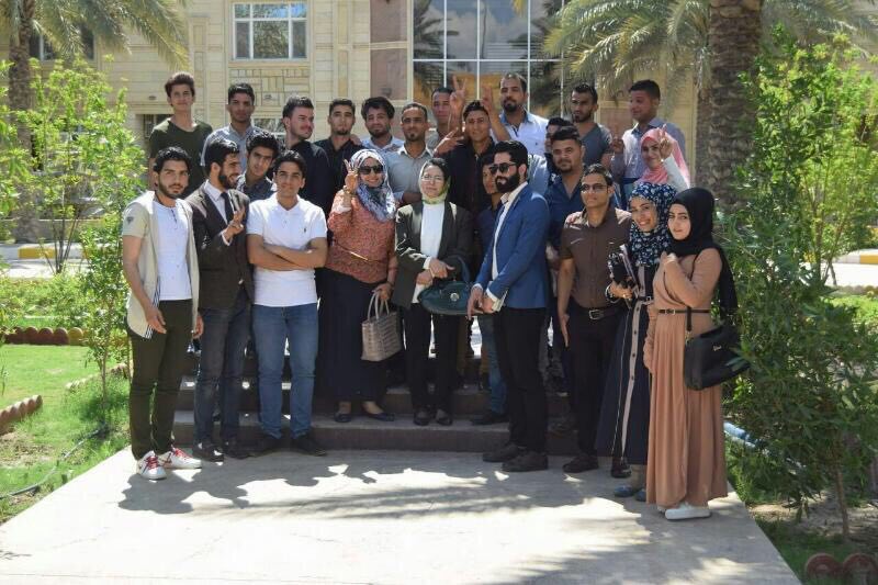 ضمن المنهاج التدريبي لقسم الصحافة: جولة لطلبة المرحلة الأولى في ستوديوهات مجموعة قنوات كربلاء الفضائية