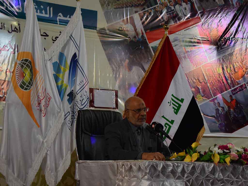 الندوة الاسبوعية لطلبة كلية الاداب في جامعة اهل البيت عليهم السلام 