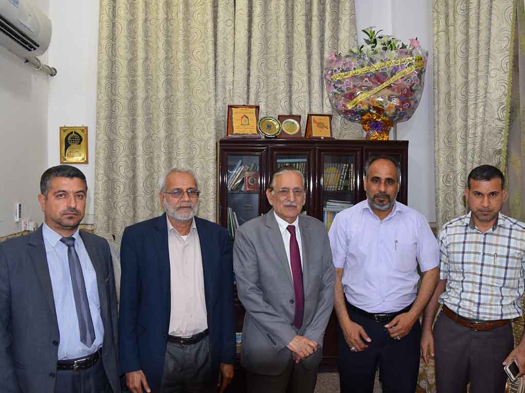 وفد من مؤسسة البر الرحيم للإغاثة والتنمية الى جامعة اهل البيت عليهم السلام