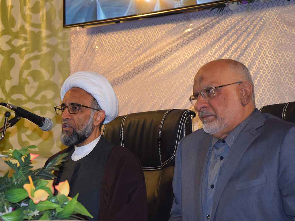 سماحة العلامة حسن الصفار يلقي محاضرة اسلامية في جامعة اهل البيت ع
