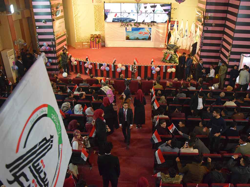 جامعة اهل البيت ع تقيم مهرجان ( رجال الله ) بالتعاون مع مؤسسة محمد باقر الصدر للدراسات والبحوث الاسلامية 