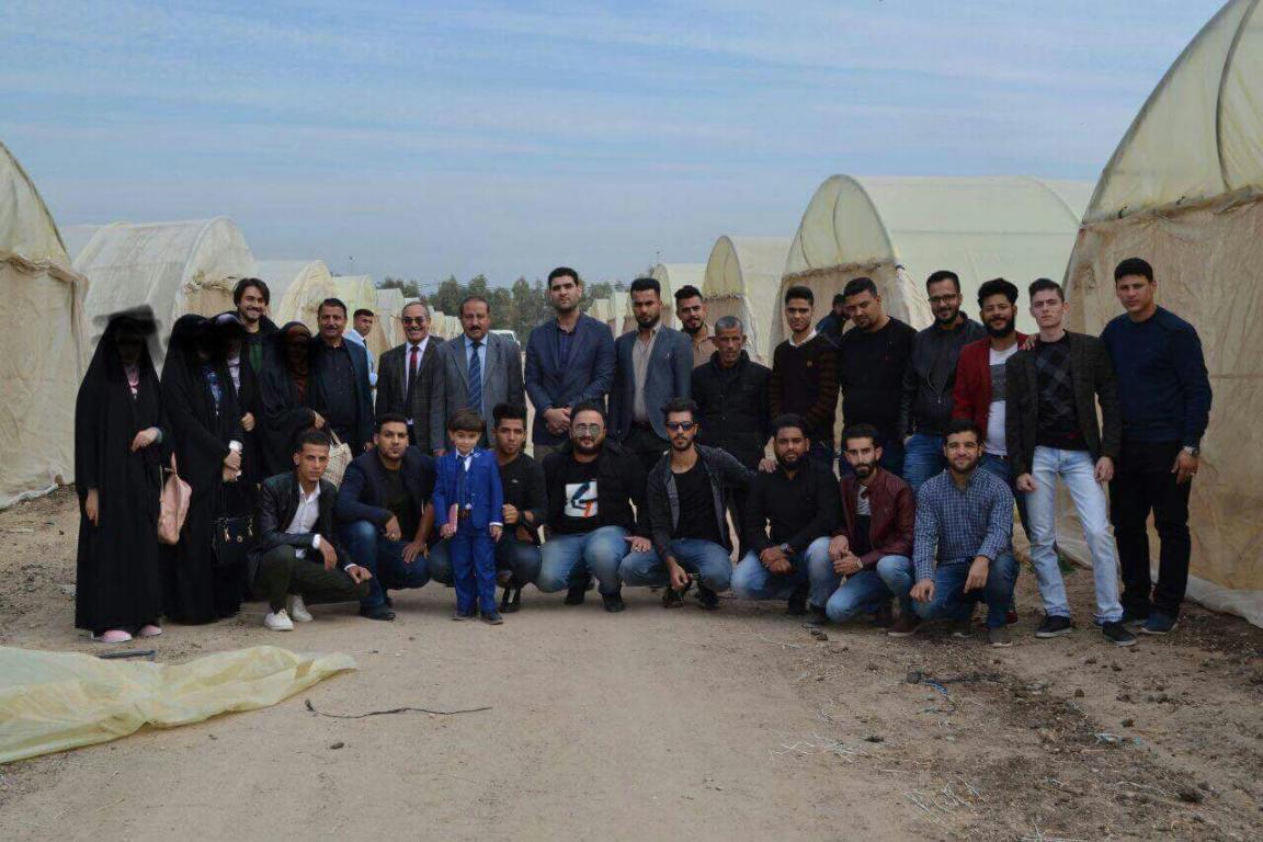 طلبة قسم السياحة الدينية في سفرة علمية لمزارع العتبتين الحسينية والعباسية 