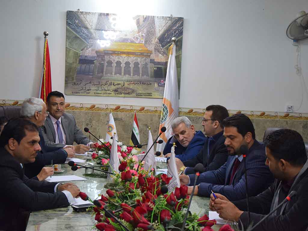 قسم الصحافة في جامعة أهل البيت (ع) يستضيف رئيس وتدريسي قسم الإعلام في الجامعة الاسلامية