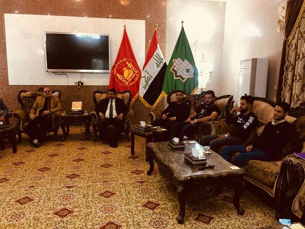 قسم السياحة الدينية في زيارة علمية الى مدينة الزائرين التابعة للعتبة الحسينية المقدسة 