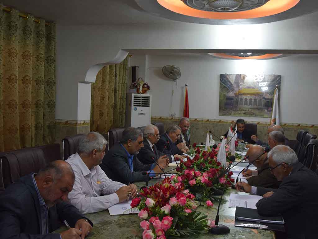 رئيس جامعة اهل البيت عليهم السلام يعقد اجتماعا مع كافة التشكيلات الادارية في الجامعة 