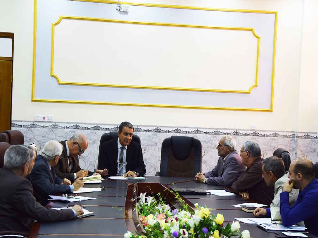 اجتماع مجلس جامعة اهل البيت عليهم السلام برئاسة الاستاذ الدكتور صاحب الطرقجي 