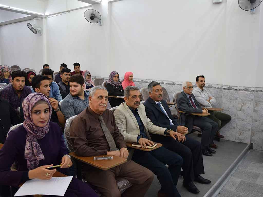 محاضرة علمية حول سوء استخدام الادوية في كلية التقنيات الطبية و الصحية في جامعة اهل البيت عليهم السلام