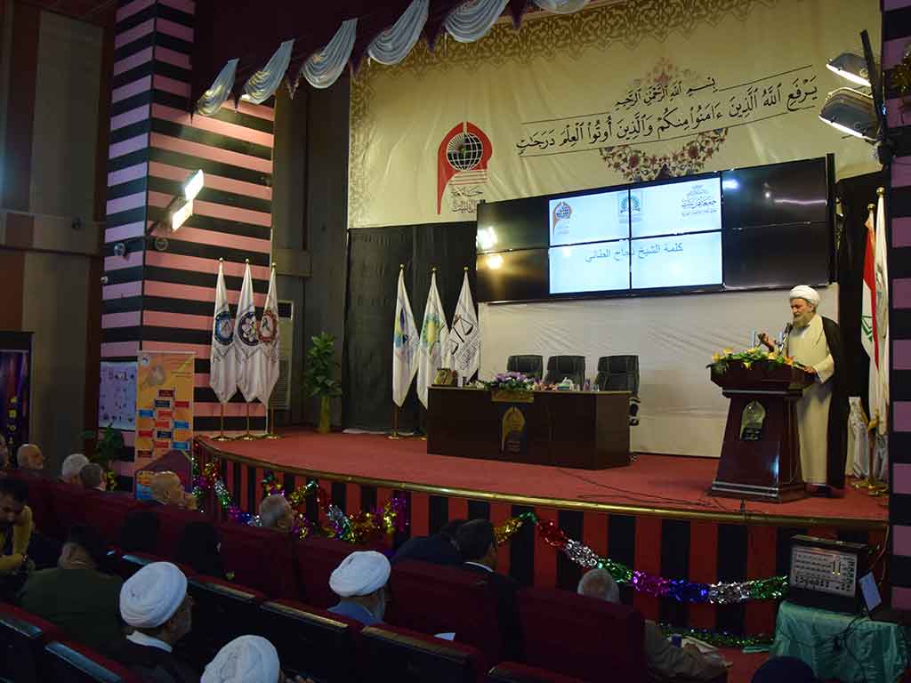 كلية العلوم الاسلامية تقيم ندوة علمية و معرض ضمن الاسبوع العلمي الثقافي الرابع عشر 