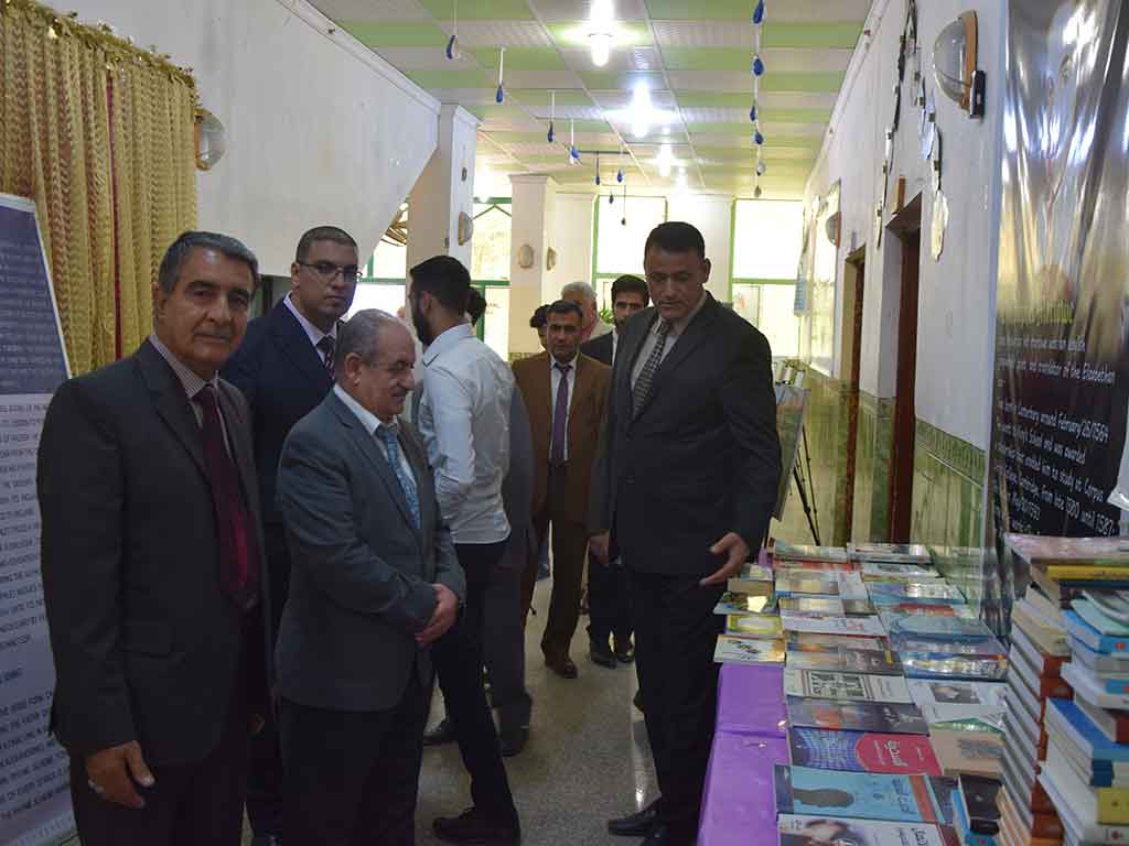 افتتاح معارض متعددة في قسم الصحافة ضمن فعاليات مهرجان الاسبوع العلمي الثقافي الرابع عشر 