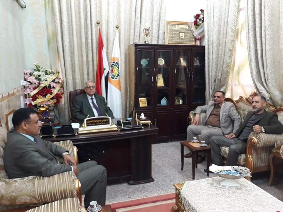 وفد من نقابة الصحفيين فرع كربلاء يزور جامعة اهل البيت عليهم السلام 