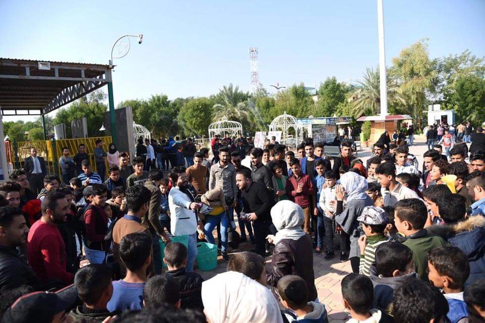 سفرة ترفيهية لطلبة كليات جامعة أهل البيت عليهم السلام الى مدينة نوارة الأملاك الترفيهية 