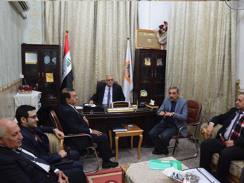 زيارة اللجنة الوزارية لجودة المختبرات الى جامعة اهل البيت عليهم السلام 