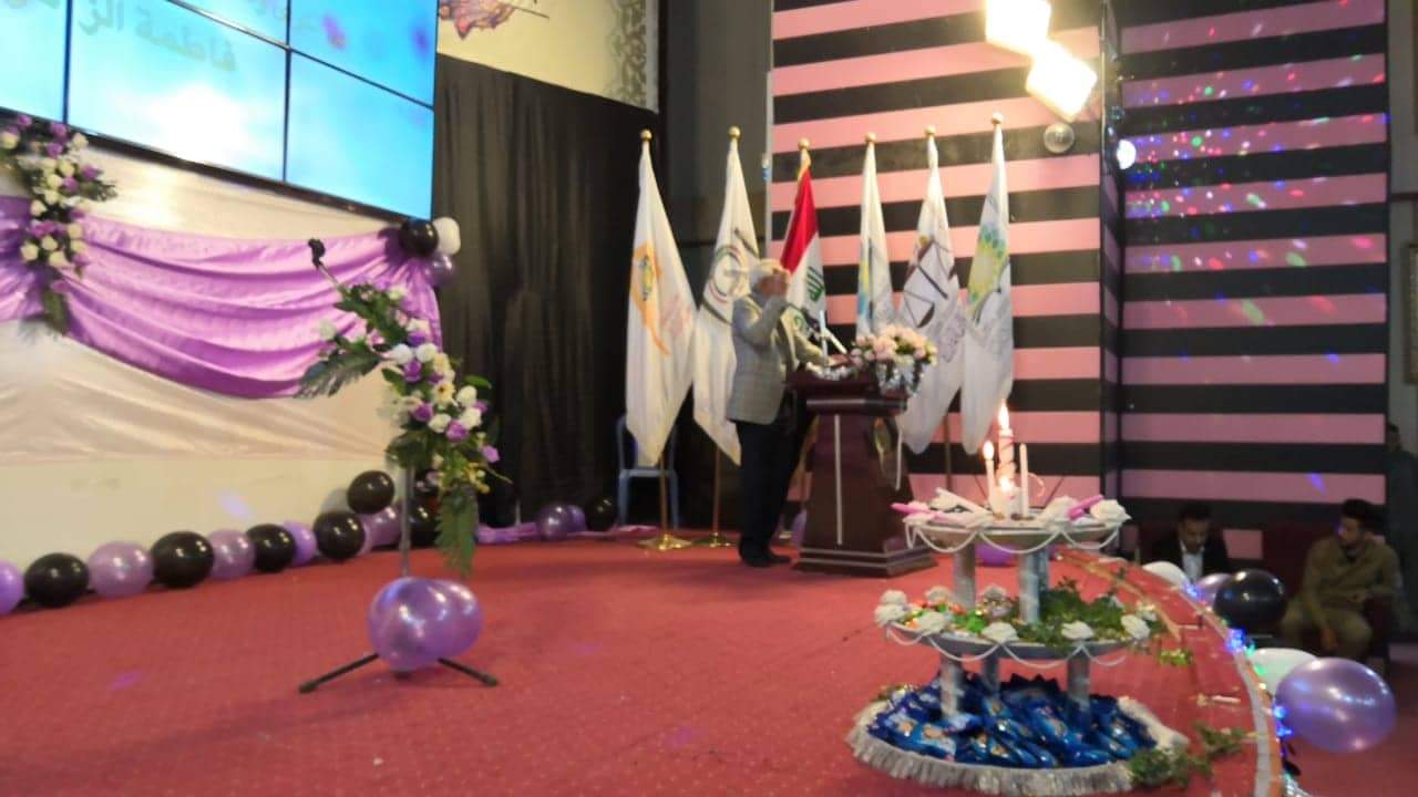 جامعة اهل البيت عليهم السلام تقيم حفلا للطالبات بمناسبة مولد سيدة نساء العالمين فاطمة الزهراء عليها السلام 