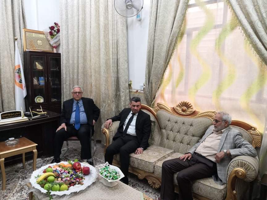 زيارة النائب عضو لجنة التعليم في مجلس البرلمان الى جامعة اهل البيت عليهم السلام