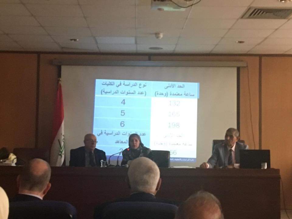 معاون عميد كلية طب الاسنان يشارك في ورشة عمل حول نظام المقررات