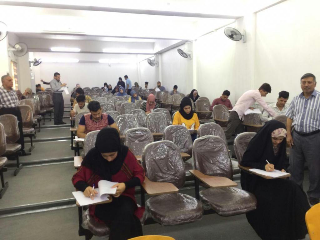 بدء الامتحانات النهائية لكلية التقنيات الطبية والصحية لعام الدراسي 2018-2019