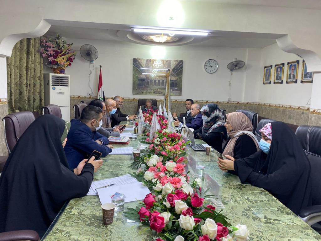 قسم اللغة العربية يقيم المؤتمر السنوي الخاص بالقسم الكترونياً 