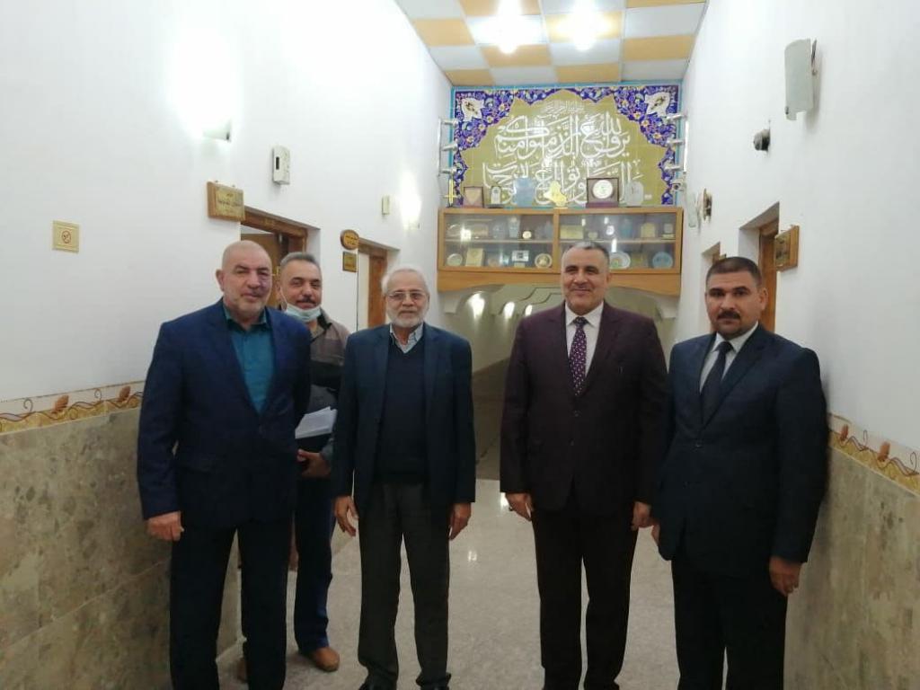 النائب الشيخ حسين اليساري في زيارة لجامعة أهل البيت عليهم السلام