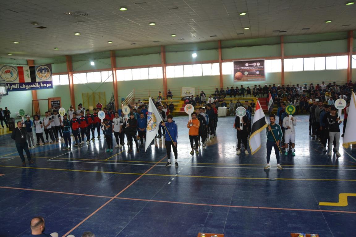 بطولة الجامعات والكليات الحكوميه والاهليه بكرة السله لمنطقة الفرات الاوسط