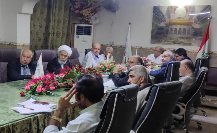 اجتماع مجلس جامعة أهل البيت - عليهم السلام -  الدوري الحادي عشر للعام الدراسي الحالي ٢٠٢١- ٢٠٢٢