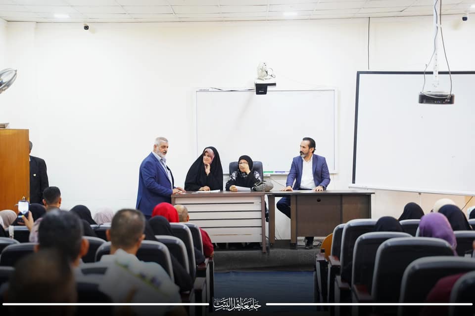 اجتماع موسع مع كوادر التعليم المهني في الجامعة